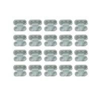 INOOMP Blind Plastic Ball Curtain Chain Connector Buckle 50pcs Bead White Easy to Use Vertical Blind Chains House Office