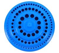 INOOMP Blue Tool Drill with Storage 100 Holes Plastic Box Bits Safe Convenient Organizer Tray Portable Case and Nail for Home and Professional Use