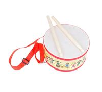 INOOMP Boy Girl's Small War Drum Music Toy Boys and Girls Music Educational Toy Early Education Drum Sticks and
