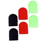 INOOMP Brake Handle Silicone Protector Silicone Sleeve 6 Pairs Black