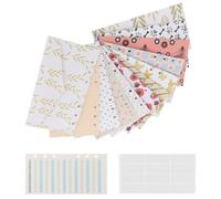 INOOMP Budget Envelopes Loose-Leaf Budget Sheet High-Grade Paper Material Lightweight Cash Flow Tracking Budgeting Sheets for Personal Finance Management