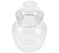 INOOMP Capacity Household Pickle Jar Sealed Glass Fermentation Container for Kitchen Storage Odorless Material Dustproof and Wear-resistant Food Canister for Pickles and Small Items