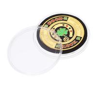 INOOMP Card with Abs Exquisite Enhances Copper Gaming Design of Guards Coin Protector Made Experience Poker for Poker Game Table Games and Gifts