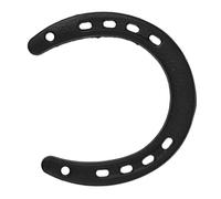 INOOMP Cast Iron Horseshoe Wall Decor Rustic Design, Black Wall Hanging Symbol of Blessings for Western Party Favors and Home Decoration