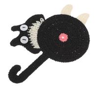 INOOMP Cat Butt Coaster Knitting Cup Pads Handmade Crochet Decorative Drink Table Coasters Cute Insulation Mat for Home and Office Use