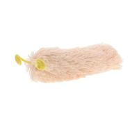 INOOMP Catnip Caterpillar Toy for Indoor Cats Plush Stuffed Interactive Chewing Toy Soft Beige Kitten Entertainment