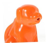 INOOMP Ceramic Animal Creamer Jug with Handle Lightweight Kitchen Sauce Container for Soy Sauce Ketchup BBQ Party Use Orange Dog Design