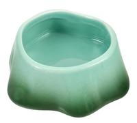 INOOMP Ceramic Small Animal Bowl 2 Pcs Sturdy and Steady Bottom round Hamster Food Bowl Easy to Wipe for Holding Food in Cage Suitable for Gerbil and Guinea Pig