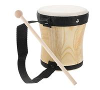 INOOMP Children's Educational Drum Set Black Sheepskin Percussion Instrument for Toddlers Music Learning Toy for Boys and Girls for Early Childhood Education
