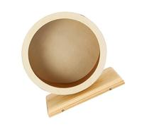 INOOMP Chinchilla Wheel Hamster Running Wheel Toy Wooden Pet Exercise Toy Silent for Small Pets