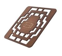 INOOMP Coffee Wooden Envelope DIY Crafts Making Template Vintage Multipurpose Stencil for Special Occasions Packaging