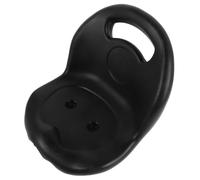 INOOMP Comfortable Black Plastic Tricycle Bike Seat with Wide Compatibility and Adjustable Back Saddle, Replacement Seat for Enhanced Riding Experience