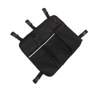 INOOMP Compact Foldable Wheelchair Side Storage Bag with Water-Resistant Reinforced Stitching and Easy-Access Pockets Armrest Organizer Tote for Electric Wheelchairs and Prams Large