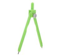 INOOMP Compact Green Plastic Compass for Blind Users High Precision Drawing Tool Portable Circle Compass Suitable for Math and Drafting Tasks