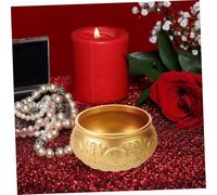 INOOMP Copper Treasure Basin Tabletop Adornment Metal Wealth Bowl for Home Office Desktop Decoration Chinese Feng Shui Ornament with Eight Blessings Fish Design