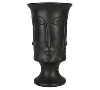 INOOMP Creative Ceramic Flower Pot Unique Face Design, Mini Space-saving Plant Container for Succulents and Fleshy Flowers, for Desk and Windowsill Garden Decorations
