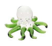 INOOMP Crystal Octopus Sculpture: Small Sea Animal Decor For Fish Tank Office Home Desktop - Miniature Animal Figure For Table Display