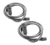 INOOMP Cupping Extension Hose 2Pcs Gray 80Cm Vacuum Tubes Compatible with Hand Pump for Self Massage and Dry Cupping Therapy