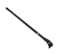 INOOMP Curved Wooden Back Scratcher with Long Handle, Portable Manual Back Massage Tool for Itch Relief, Elegant Coffee Colour Design, for Home and Office Use by Men and Women