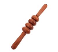 INOOMP Data [Brown Synthetic Material Roller Massager Stick for Full-Body Muscle Relaxation and Knot Relief, Convenient and Practical Handheld Tool Suitable