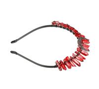 INOOMP Delicate Crystal Headband Rainbow Alloy Crown, Comfortable to Wear Hair Accessory for Party and Wedding, Hairpiece for Ladies