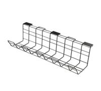 INOOMP Desk Cord Storage Rack Iron Cable Organizer with Storage Function Keeps Work Area Tidy for Office and Home Use