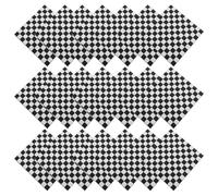 INOOMP Disposable Soft and Comfortable Paper Napkins 100pcs Black and White Checkered Hand Towels Reliable Performance for Birthday Party and Wedding