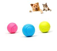 INOOMP Dog Chewing Toys Puppy Toys Pet Chew Tennis Ball Long Lasting Enhance Obedience Training Fun Random