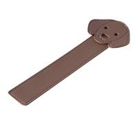 INOOMP Dog Leather Page Marker Pu Animal Bookmark Beautiful Pu Leather Dog Shape Will Not Damage Book Pages Decoration for Book Christmas Graduation for Teachers Colleague