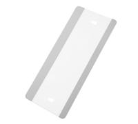 INOOMP Door Sign Holder Acrylic Wall Sign Holder 9.4x4.7x0.2inch Stainless Steel Frame Silver Easy Installation Easy to Maintain and Clean Foam Adhesive Optional Screw Fixation