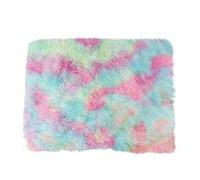INOOMP Double Layer Dog Mat Long Plush Material Better Sleep Portability Warm Pet Plush Blanket Suitable for Dog Nest Sofas for Puppy