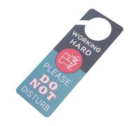INOOMP Double-sided PVC Toilet Door Sign with Funny Pooping Design Washroom Door Hanger for Privacy Reminder Clear Do Not Disturb and Please Come In Message Creative Restroom Use Sign for