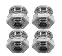 INOOMP Drum Air Vent Screws 4Pcs with Gasket for Snare and Bass Drum Kit Replacement Suitable for Practice and Live Shows
