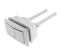 INOOMP Dual Flush Toilet Push Button Portable ABS Plastic Toilet Tank Flusher Accessory with Square Design Suitable for Home Bathroom Water Saving