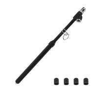 INOOMP Dual Head Tire Pressure Gauge With 4 Valve Caps Portable Air Pressure Checker Precision Measurement For Cars Trucks And Rvs