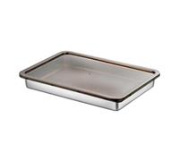 INOOMP Dumpling Storage Container Food Storage Box Stainless Steel that Keeps Food Fresh and Prevents Freezer Burn, Sturdy Kitchen Organiser for Fridge and Freezer for Household Use