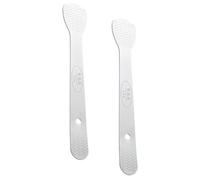 INOOMP Dumpling Stuffing Spoons Filling Spoons Kitchen Utensils 2pcs Stainless Steel Practical and Time-Saving Convenient Silver for Household Use for Dumplings and Wontons