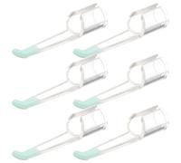 INOOMP Ear Wax Remover Accessory Set 6Pcs Replaceable Tips 3.0-3.9Mm for Adult Earwax Cleaning Spoon Practical Use