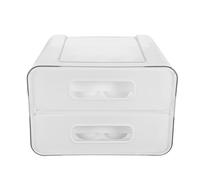 INOOMP Egg Storage Container Stackable Plastic Fridge Organizer for Fresh Eggs Drawer Type for Refrigerator Shelf