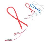 INOOMP Elastic Parrot Leash for Birds, Made of Sturdy Pp and Steel Wire with Anti-bite Training Harness Random Color for Outdoor Activities and Bird Flight Training