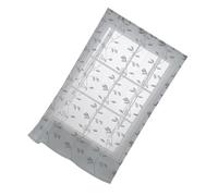 INOOMP Elegant White Sheer Window Curtain with Embroidered Leaf Pattern Rod-mounted Voile Panel for Living and Bedroom Semi-transparent Easy to Install Breathable and