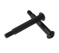 INOOMP Elliptical Thread 2pcs Machine Replacement Steel for Bolts Maintenance, Right Left Screws with 1/2-20 Imperial to Prevent Loosening and Maximize Safety Home Gym Workout Equipment