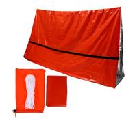 INOOMP Emergency Outdoor Tent for Traveling with Heat Preservation Orange Camping Tabernacle Including and Outer Bag Lightweight Shelter for Fishing Picnic and Cold Weather Survival