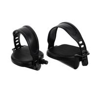 INOOMP Exercise Bike Pedals Replacement Non-Slip PP Plastic Pedal Exerciser for Seniors Black for Home Use