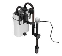 INOOMP External Canister Fish Tank Filter with Strong Filtration Capacity and Plastic Design, Silent Operation for Aquariums under 50cm, for Desktop Tanks and Study Desks