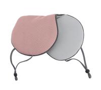 INOOMP Eye Mask Washable and Sleep Double-Sided in Pink with Ice Silk and Cloth Material Light Blocking Eyeshade for Comfortable Sleep and Travel
