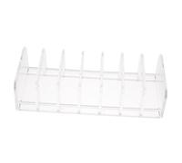 INOOMP Eyshadow Organizer Palettes Storage Box Makeup Palettes Organizers with Seven Slots Compartment Design Ps Material Vertical Storage for Bathroom Vanities