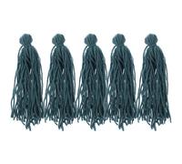 INOOMP Fish Spawning Mops-5pcs Floating Fish Breeding Mops Aquatic Pet Breeding Mop for Egg Laying Baby Fish Hideout Weightless or Sinking Spawning Grass Dark Blue