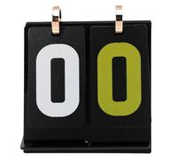 INOOMP Flip Scoreboard Portable: Manual Score Keeper Tool 2-digital Large Number Flip Display for Card Games Competition Sports - Tabletop Sports Scoring Board