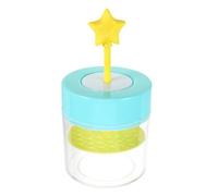 INOOMP Foam Maker Soap Foamer Cup for Face Wash and Body Wash, Portable Press Bubble Cleaner Tool with Automatic Rebound, Blue Star Design for Home and Travel Skincare